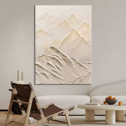 Textured Landscape Relief Canvas Art