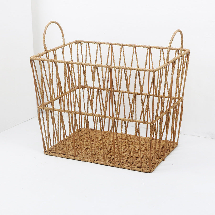 Handcrafted Rope Woven Storage Basket Acalora