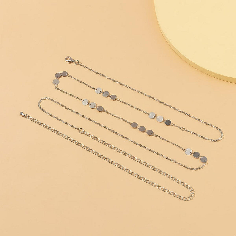 Delicate Beaded Chain Necklace Acalora