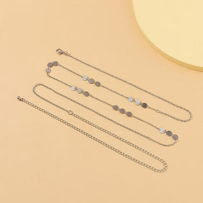 Delicate Beaded Chain Necklace Acalora