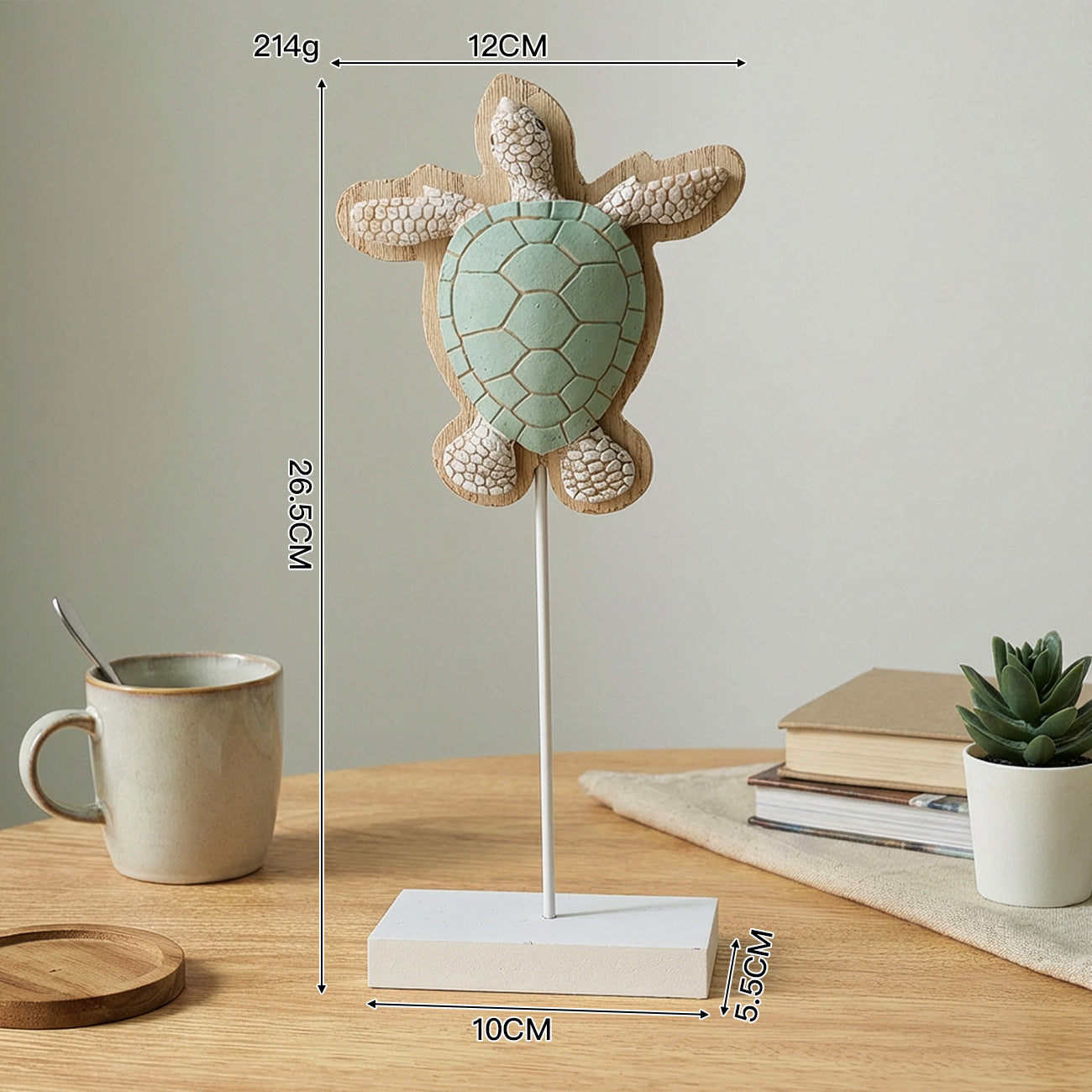 Decorative Turtle Statue Accent