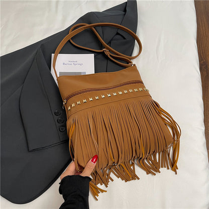 Stylish Fringe Crossbody Bag Acalora