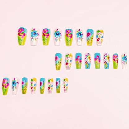 3D Floral Design Nail Art Acalora