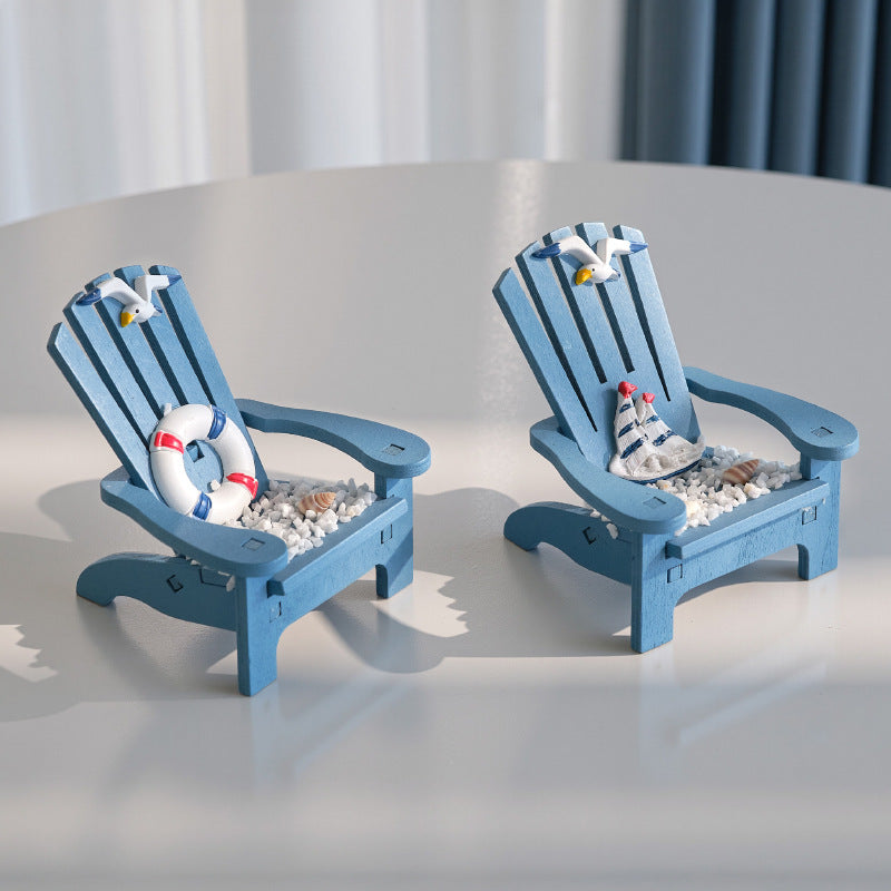 Miniature Beach Chair Decor