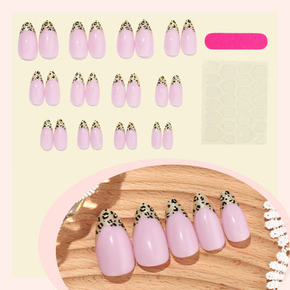 Chic Leopard Print Press-On Nails Acalora