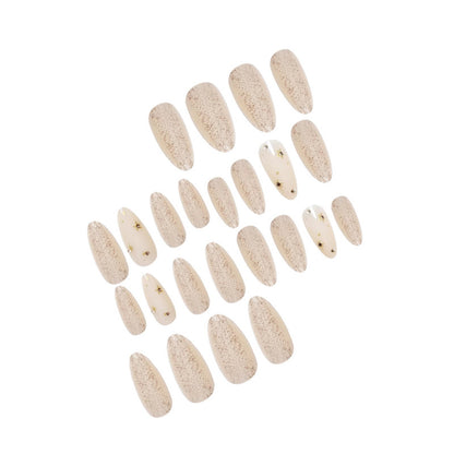 Glittering Star-Embellished Press-On Nail Art Acalora