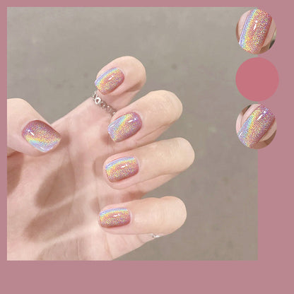 Festive Holiday Themed Press-On Nail Art Acalora