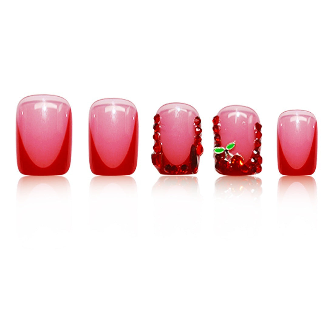 Elegant Theatrical Press-On Nail Set Acalora