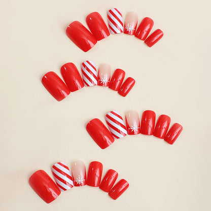 Holiday Themed Press-On Nail Set Acalora