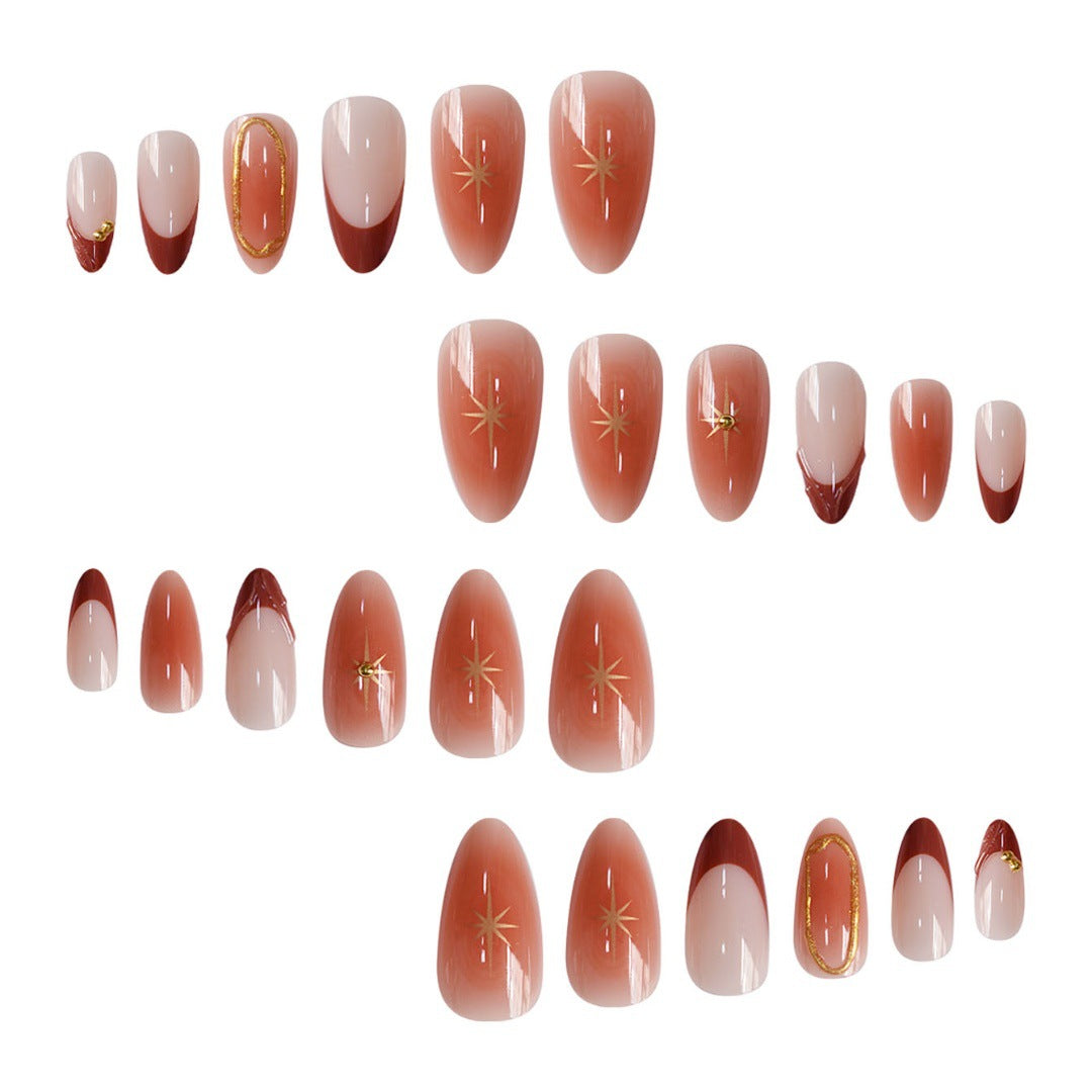 Artistic Gradient Press-On Nails Acalora