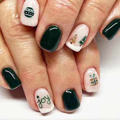 Festive Holiday Press-On Nail Art Collection Acalora