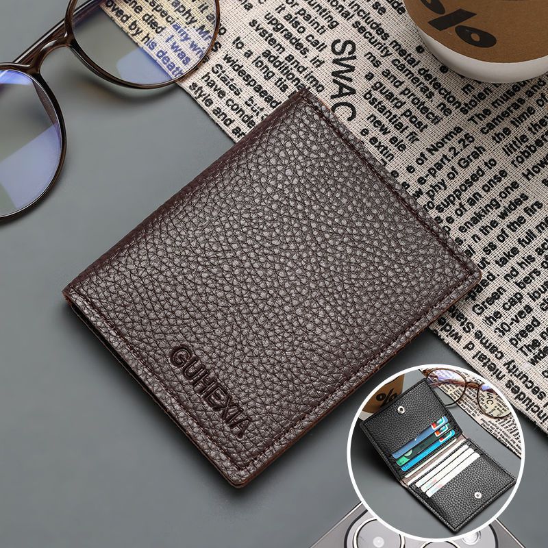 RFID-Blocking Leather Card Holder Acalora