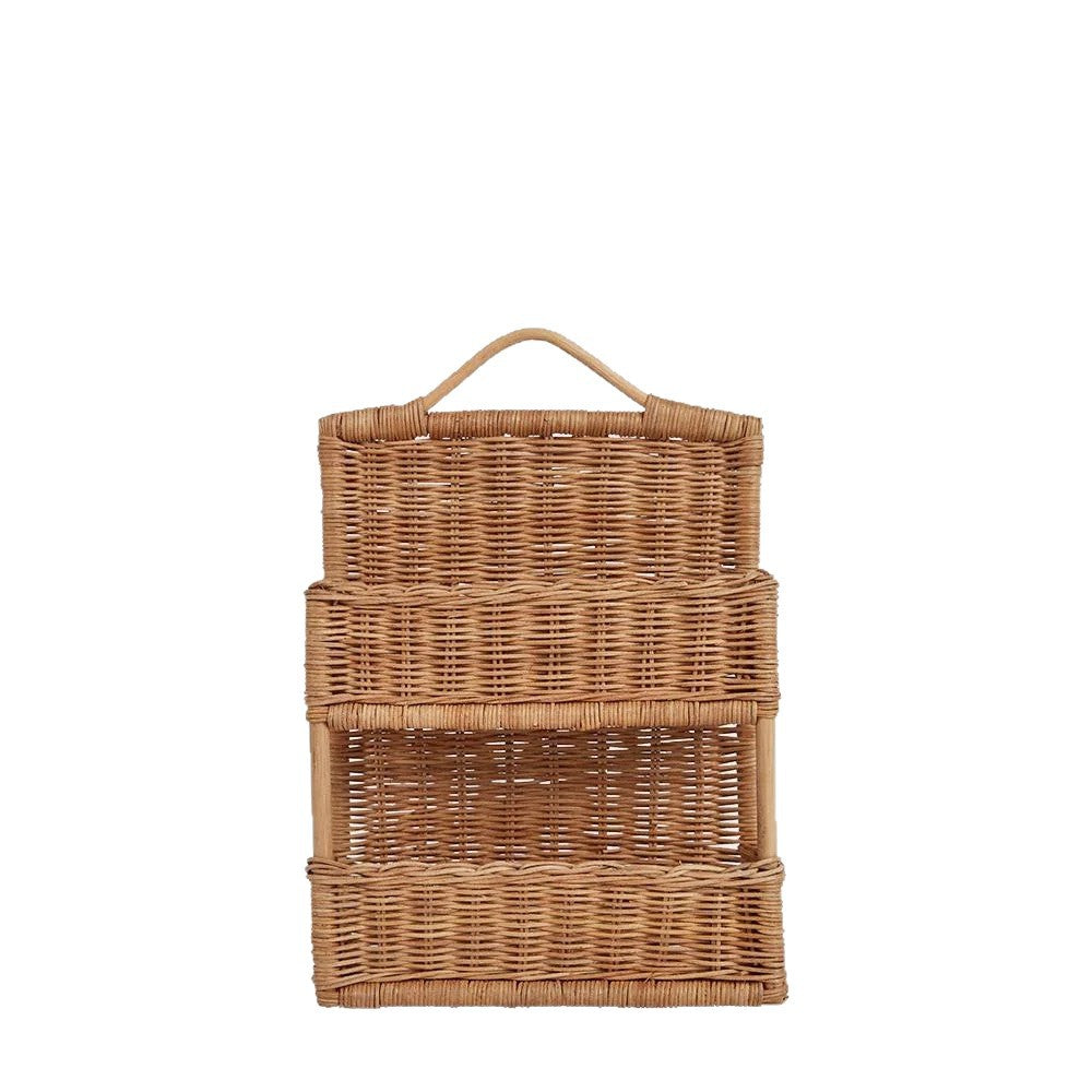 Multi-Tiered Woven Storage Organizer Acalora