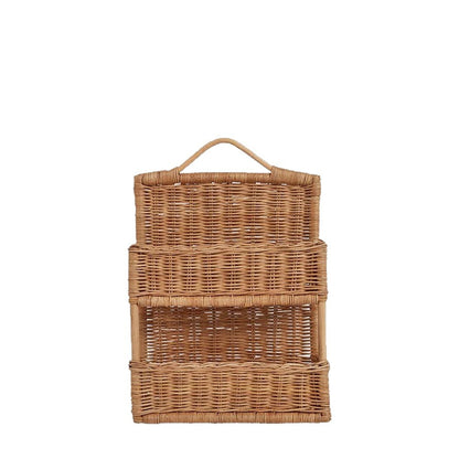 Multi-Tiered Woven Storage Organizer Acalora