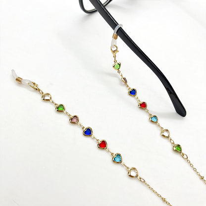 Heart-Shaped Eyewear Chain Acalora