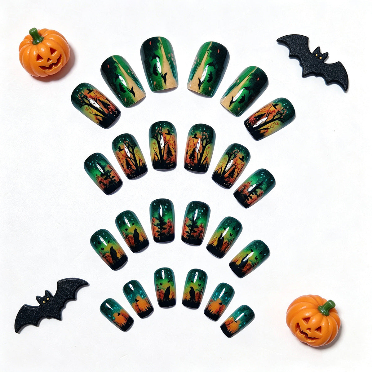 Nature-Inspired Nail Art Set Acalora
