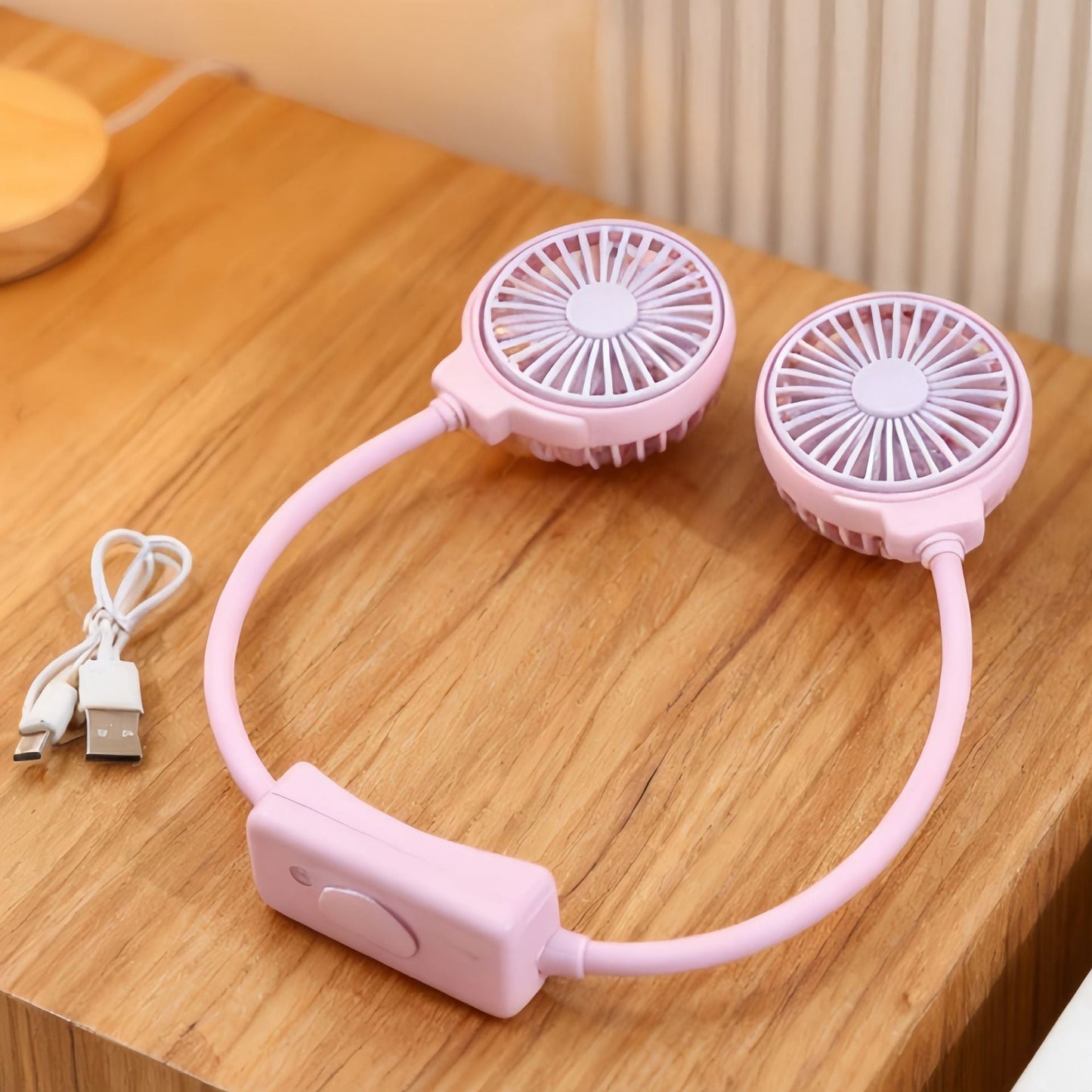 Women's Portable Neck Fan with Flexible Structure Karnz