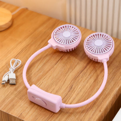 Women's Portable Neck Fan with Flexible Structure Karnz