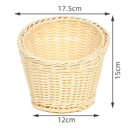 Decorative Woven Round Basket Acalora