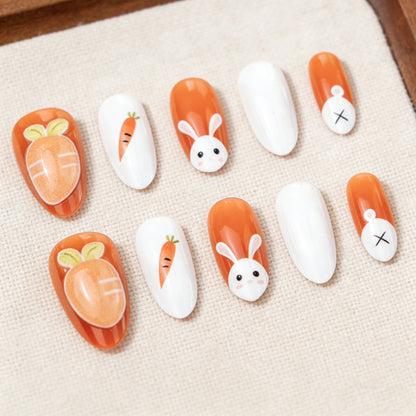 Halloween Nail Art Set with Creative Designs and Sparkling Details Acalora