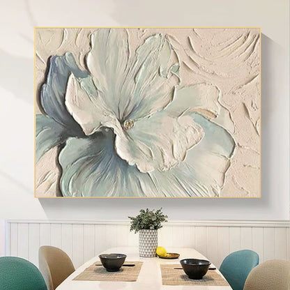 3D Floral Relief Wall Art