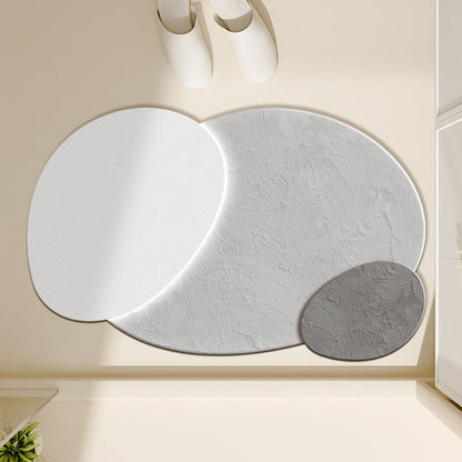 Floral-Inspired Decorative Bath Mat