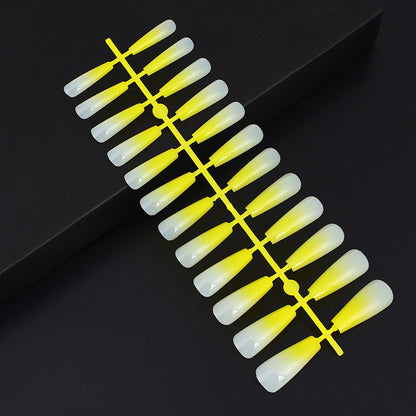 Artificial nails in elegant ombre design Acalora