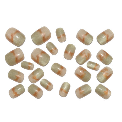 Artificial nails in modern marble design Acalora
