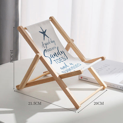 Decorative Beach Chair Accent