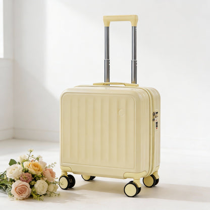 hardshell carry-on suitcase with telescopic handle and 360 degree spinner wheels Bowlift
