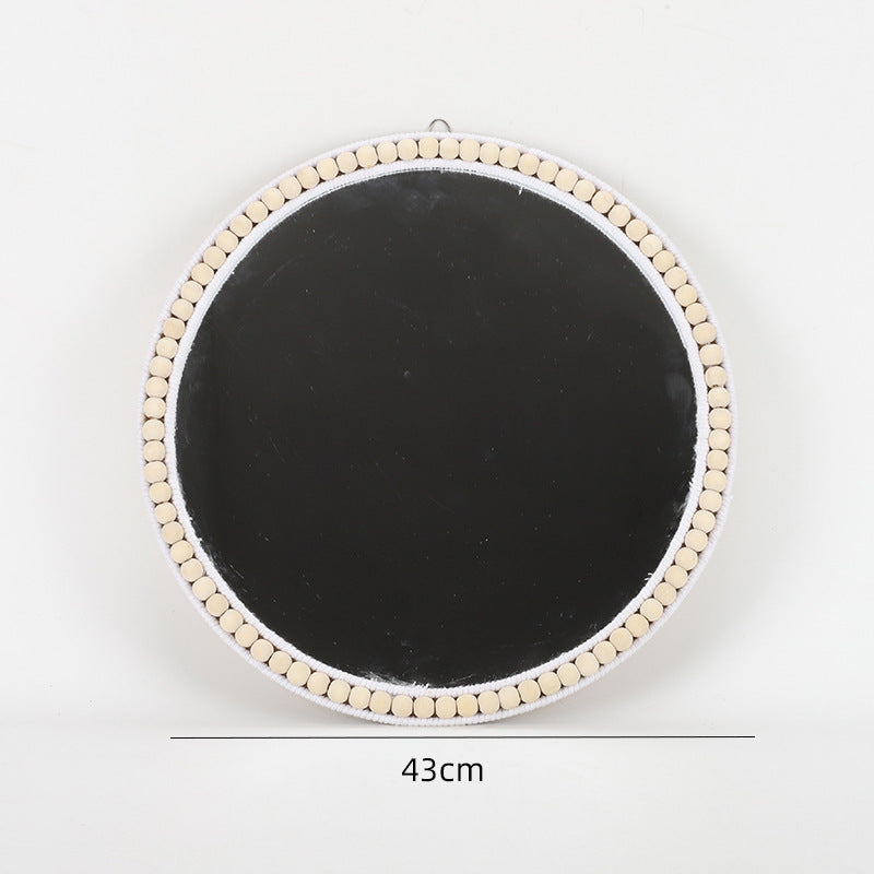 More Elegant Round Wall Mirror Made of Natural Rattan Acalora