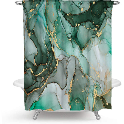 Abstract Marble Design Shower Curtain