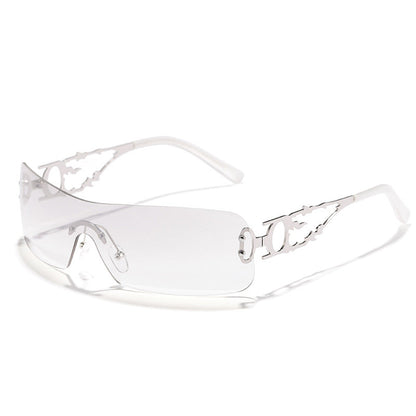 Women's fashionable sports sunglasses with innovative design and UV protection Karnz