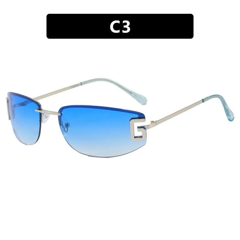 Women's futuristic sunglasses with sporty design and UV protection Brehn