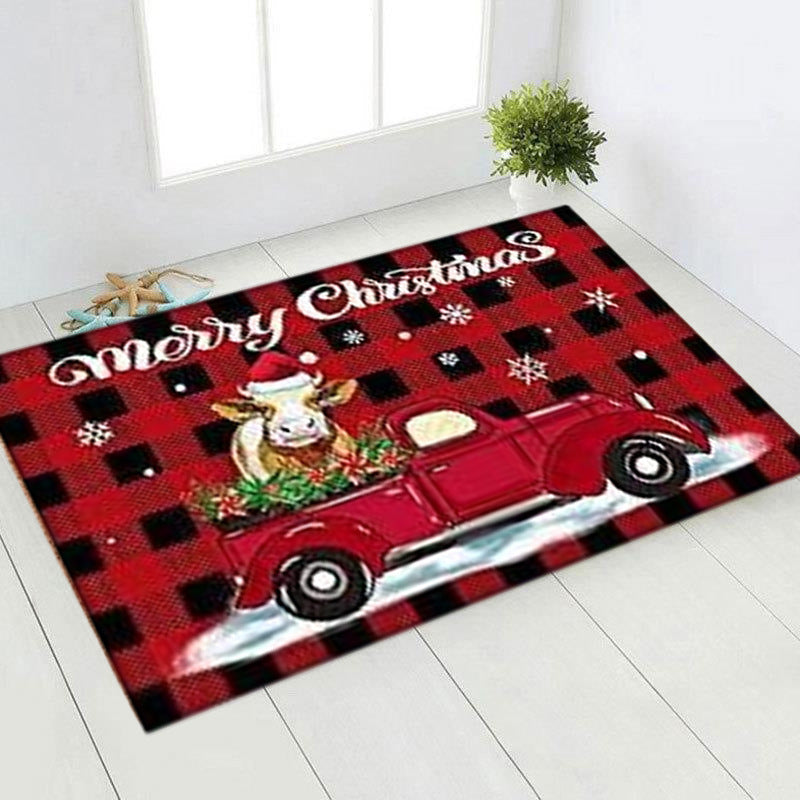 Holiday-Themed Welcome Mat