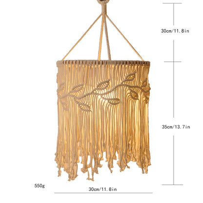 Macrame Hanging Lamp