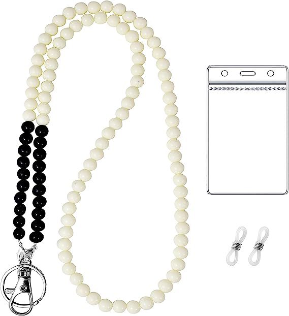 Beaded Lanyard with ID Holder Acalora