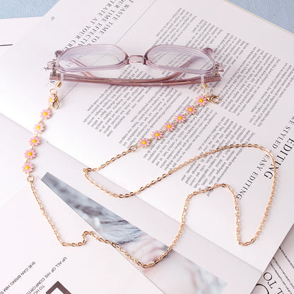 Floral Charm Eyewear Chain Acalora