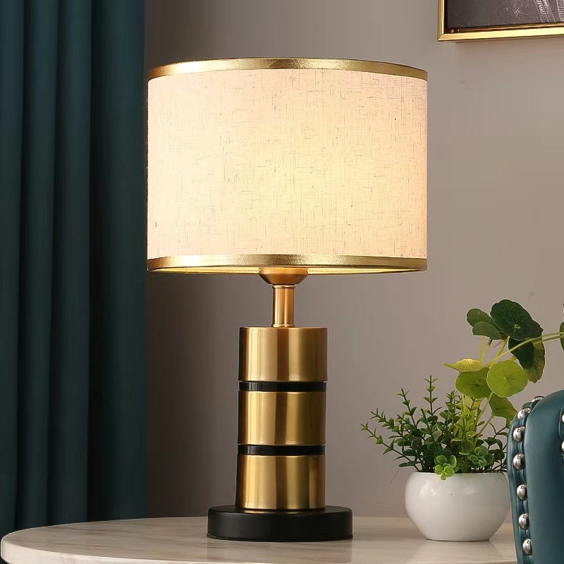 Modern Table Lamp with Geometric Design