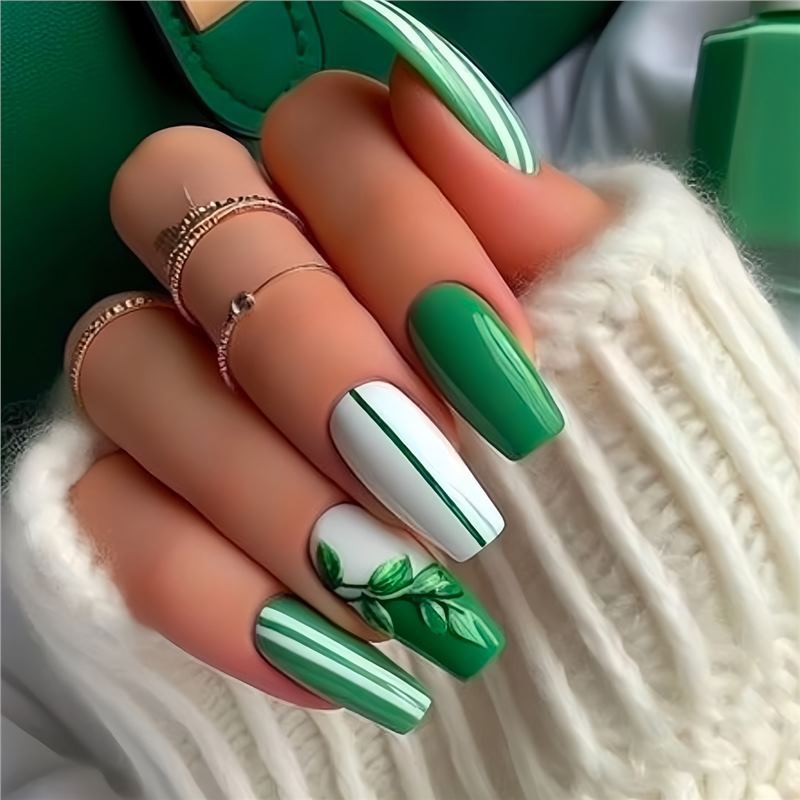 Artistic Floral Design Press-On Nails Acalora 1788434359