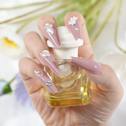 Decorative Press-On Nail Set Acalora