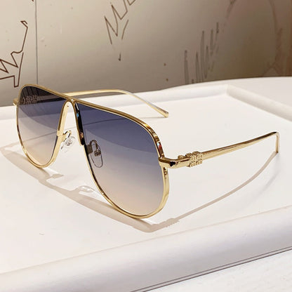 Men's Luxurious Oversized Aviator Sunglasses Bowlift