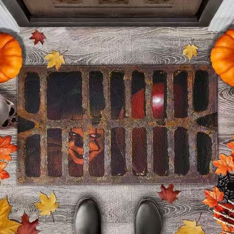 Horror-Themed Welcome Mat