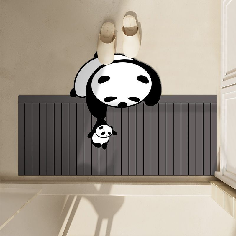 Cute Penguin-Themed Bath Mat