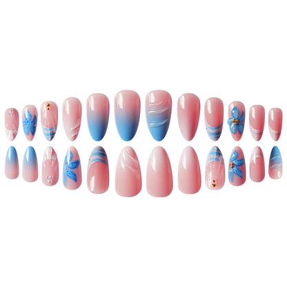 Artistic Shell Design Press-On Nails Acalora
