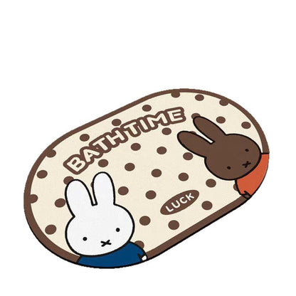 Cartoon Bunny Absorbent Bath Mat