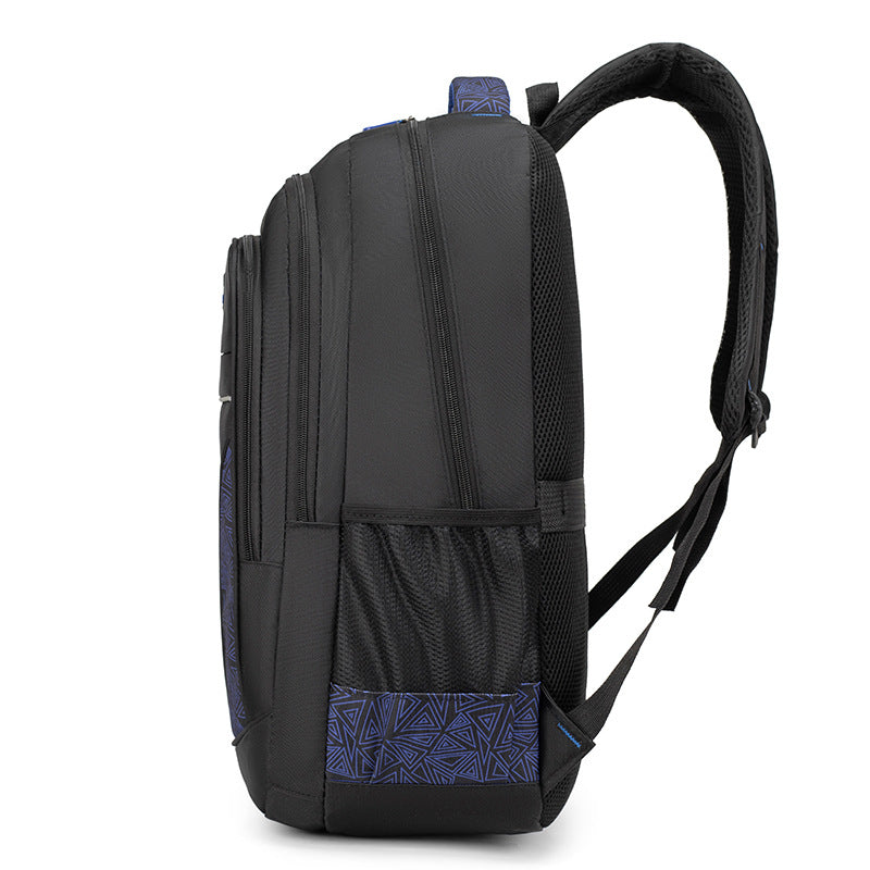 Stylish Geometric Print Backpack Acalora