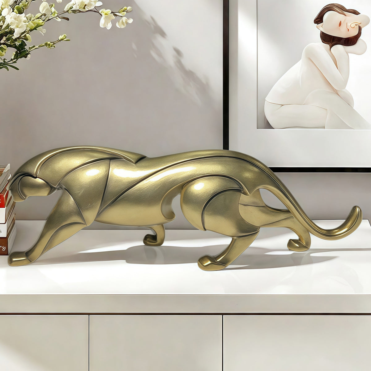 Artistic Panther Sculpture Acalora