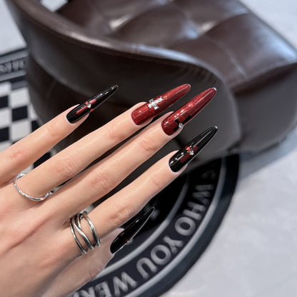 Glamorous Stiletto Press-On Nail Set Acalora