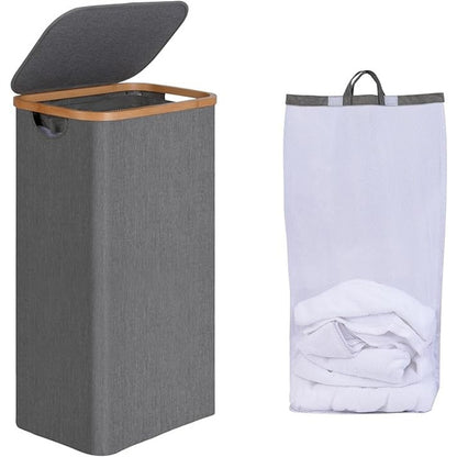 High-quality laundry basket with removable and washable inner bag Acalora